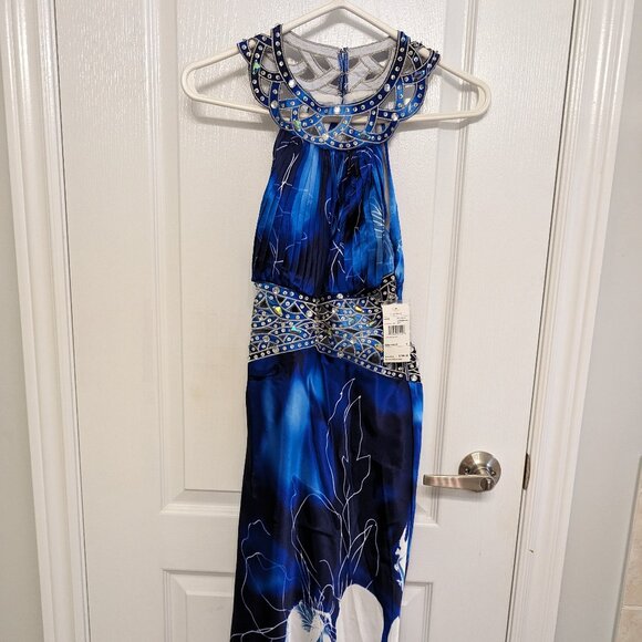 New Cachet blue gown, size XS - Picture 3 of 5